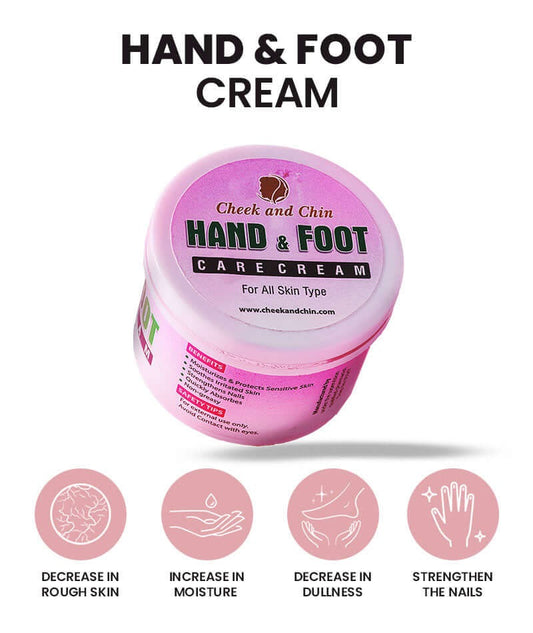 Cheek & Chin Hand & Foot Care Cream 200g – Deep Moisturizing & Nourishing Skin Repair Cream for Soft, Smooth & Healthy Skin