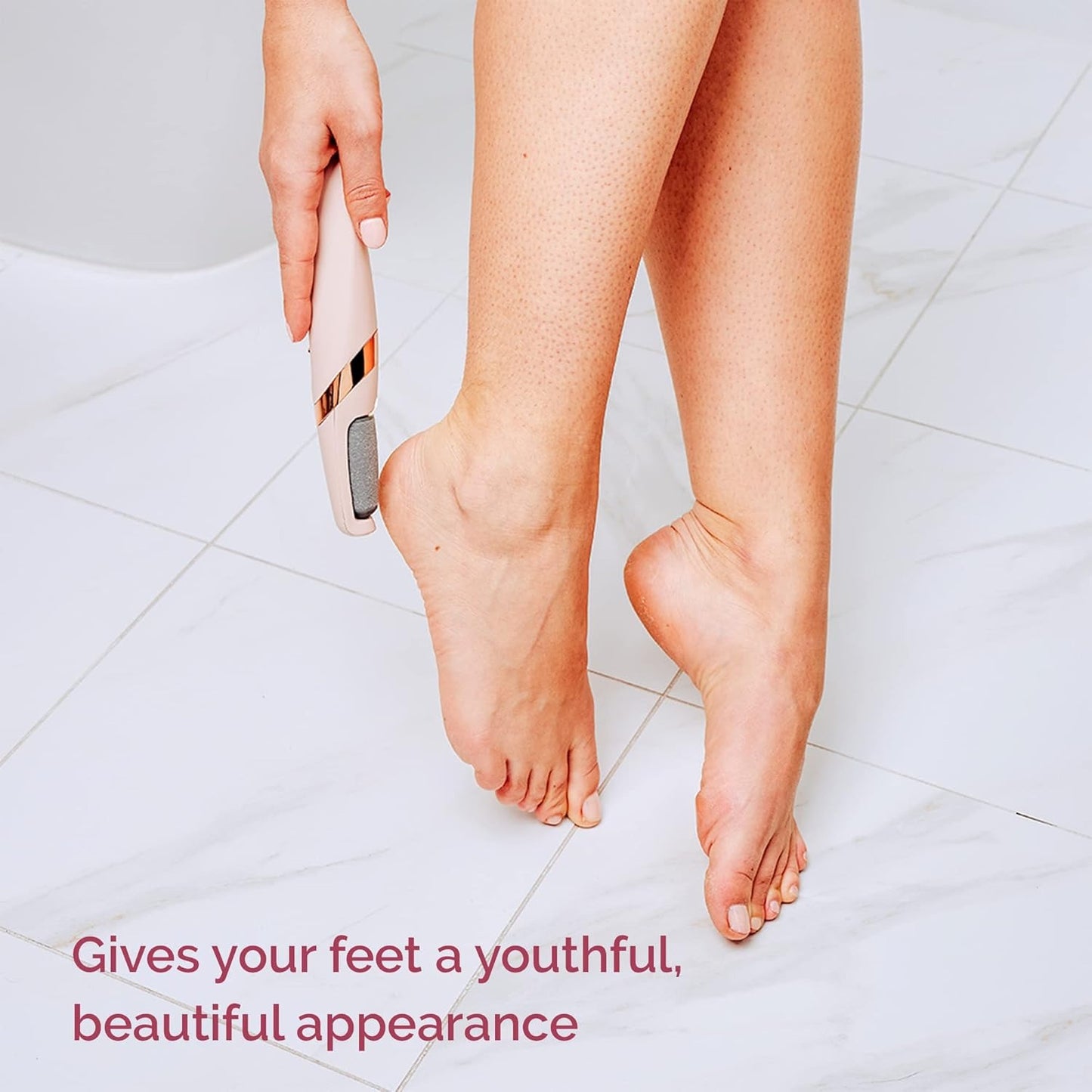 Rechargeable Electric Foot Callus Remover – Pedi Foot File for Hard Skin Removal, Smooth Heels & Dead Skin Care Tool (Easy Use, Portable)