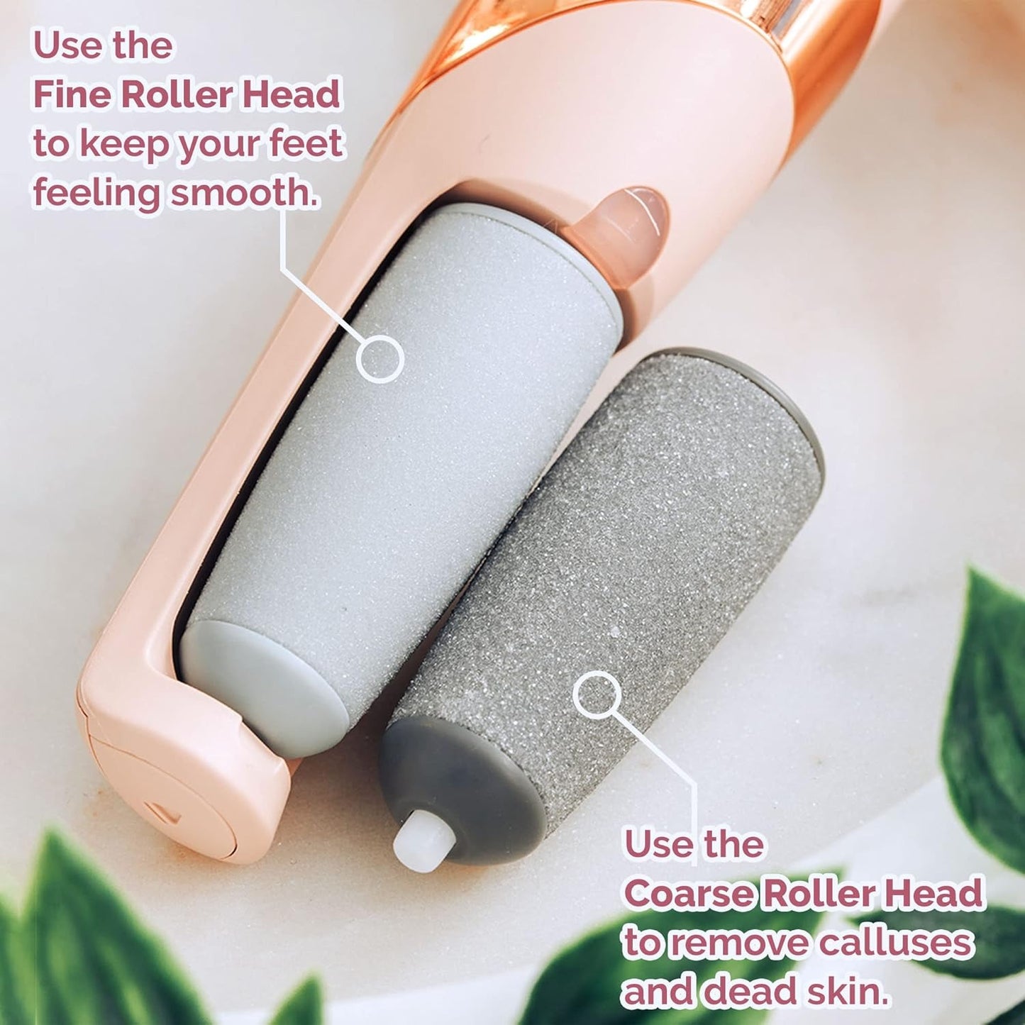 Rechargeable Electric Foot Callus Remover – Pedi Foot File for Hard Skin Removal, Smooth Heels & Dead Skin Care Tool (Easy Use, Portable)