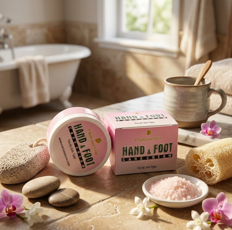 Cheek & Chin Hand & Foot Care Cream 200g – Deep Moisturizing & Nourishing Skin Repair Cream for Soft, Smooth & Healthy Skin