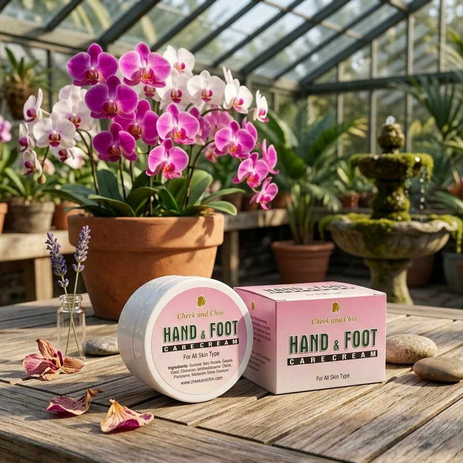 Cheek & Chin Hand & Foot Care Cream 200g – Deep Moisturizing & Nourishing Skin Repair Cream for Soft, Smooth & Healthy Skin