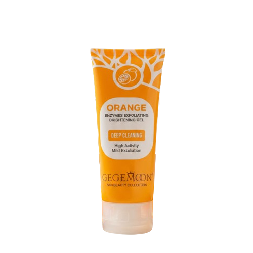 Orange Exfoliating Dead Skin Remover Gel 120ml – Face Peeling Gel, Deep Cleansing Exfoliator for Smooth, Glowing & Refreshed Skin (GegeMoon)