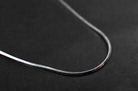 New Design Silver Thin Neck Snake Chain for Both Men and Women | Casual Wear Chain Necklace for Men and Women