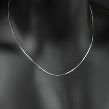 New Design Silver Thin Neck Snake Chain for Both Men and Women | Casual Wear Chain Necklace for Men and Women